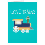 LOVE TRAINS GREETING CARDS