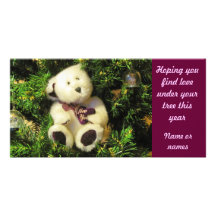 Love under the tree picture card