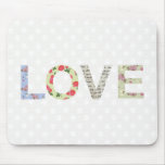 Love word art mousepad