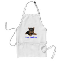 Love Yorkies Puppy Apron
