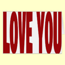 LOVE YOU !!! CARD cards