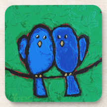 lovebirds coaster