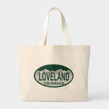 Loveland license oval canvas bag