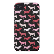 Lovely Bassets iPhone 4 Cases
