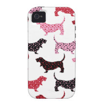 Lovely Bassets Vibe iPhone 4 Covers