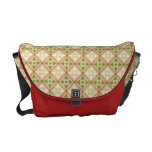Lovely Earth Tone Abstract Messenger Bag