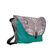 lovely intertwined art nouveau abstract messenger bags
