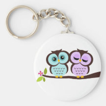 Lovely Owls Keychains