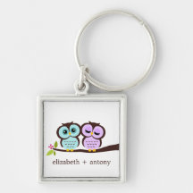 Lovely Owls Keychains