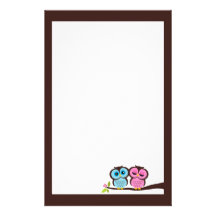 Lovely Owls Stationery