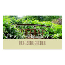Lovely Spring garden Business Card