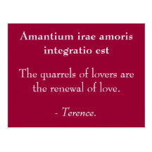 Lovers Quarrels Post Card