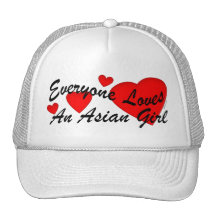 Loves Asian Girl Hat