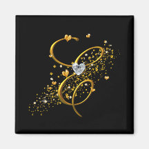 Love's Magic E mongram Magnets