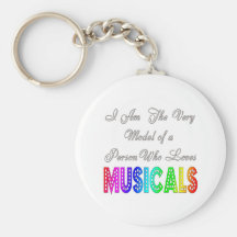 Loves Musicals Keychain