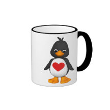 Lovey The Penguin Mug Gilliand Graphics Logo