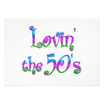 Lovin the 50s personalized invites