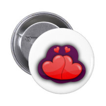 loving hearts Button