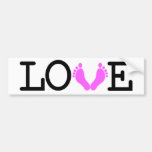 Loving Me Some Babies - Pink Bumper Sticker