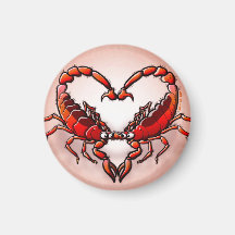 Loving Scorpions Refrigerator Magnets