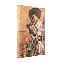 Lovis Corinth - Flora Canvas Print