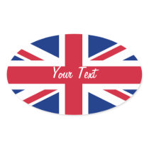 Low Cost Union Jack Flag Name Gift Tag Bookplate stickers