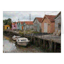 Low Tide in France Card