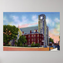 Lowell Massachusetts St. Peter's Church Posters