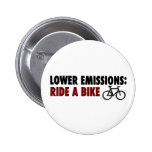 Lower Emissions Ride A Bike Buttons