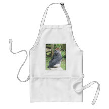 Lowland Gorilla in Sitting Pose Apron