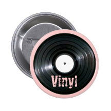 LP Record Series Pinback Button