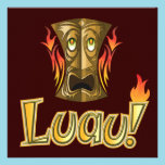 Luau 3 Party Invitations invitations