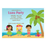 Luau Birthday Party Invitation