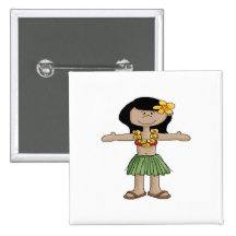 Luau Girl Pins