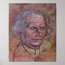 Lucas Cranach (I) - Portrait of Luthers father Print