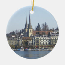 Lucerne Switzerland Christmas Ornament