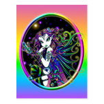 "Lucidia" Celestial Crystal Rainbow Fairy Postcard