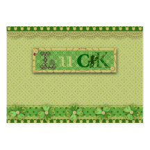 Luck Charm Gift Tag Business Card