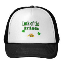 luck of irish mesh hat