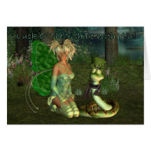 Luck of the Irish on St. Patrick's Day Greeting Cards