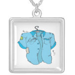 Lucky Bowling Shirt Personalized Necklace