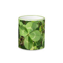 Lucky Four Leaf Clover Coffee Mugs