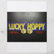 Lucky Hoppy Label Full Colour Flyer