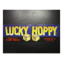 Lucky Hoppy Label Personalized Announcements