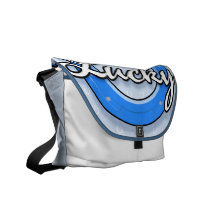 Lucky Horseshoe Bag  (blue) Messenger Bag