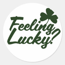 Lucky Irish Round Sticker