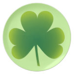 Lucky Irish Shamrock Dinner Plates