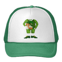 Lucky Leprechaun Suit Trucker Hat