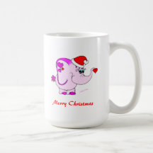 Lucky Pinkie Merry Christmas Mug