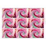 Lucky swirls greeting card
